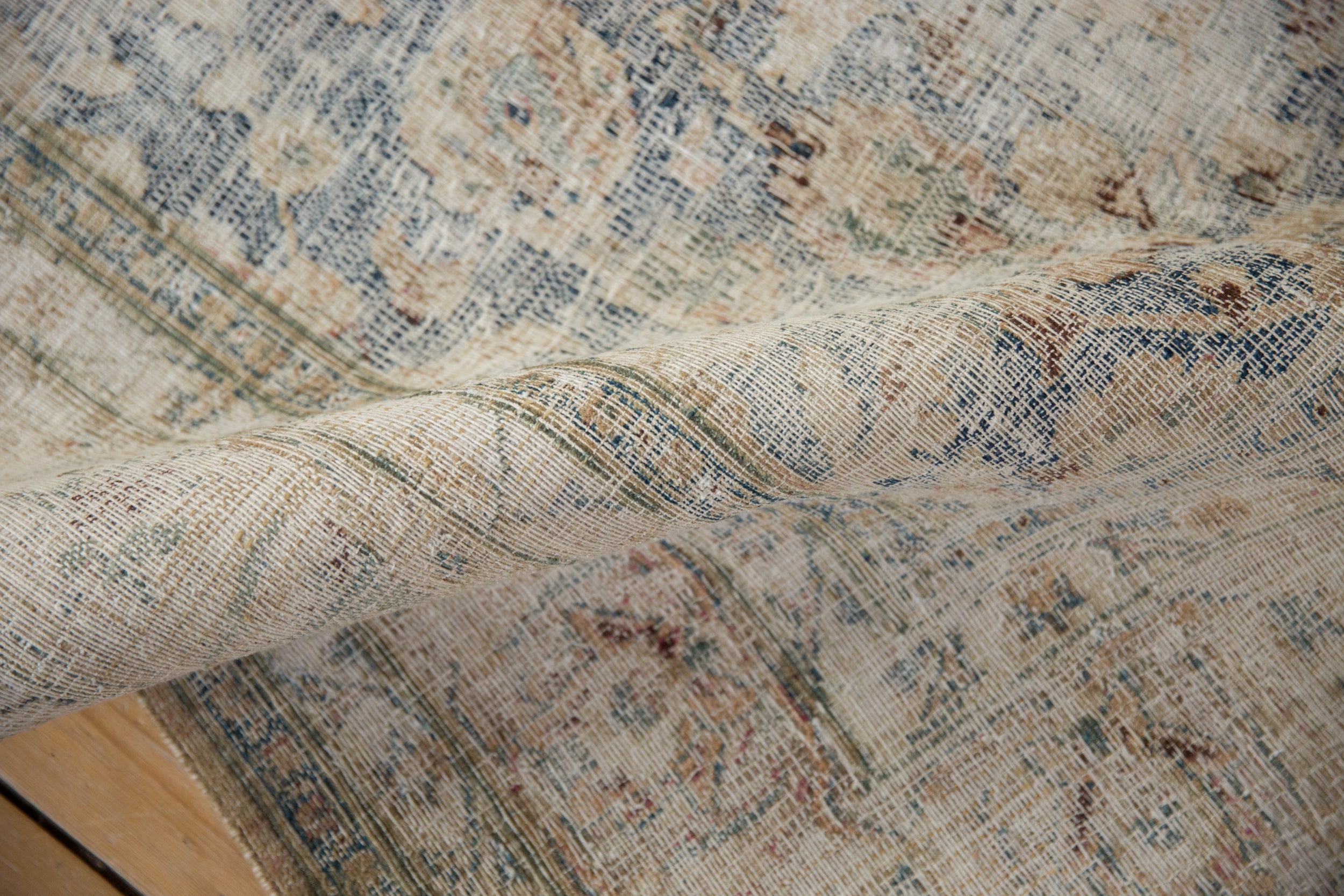 RESERVED 6.5x10.5 Vintage Distressed Meshed Carpet