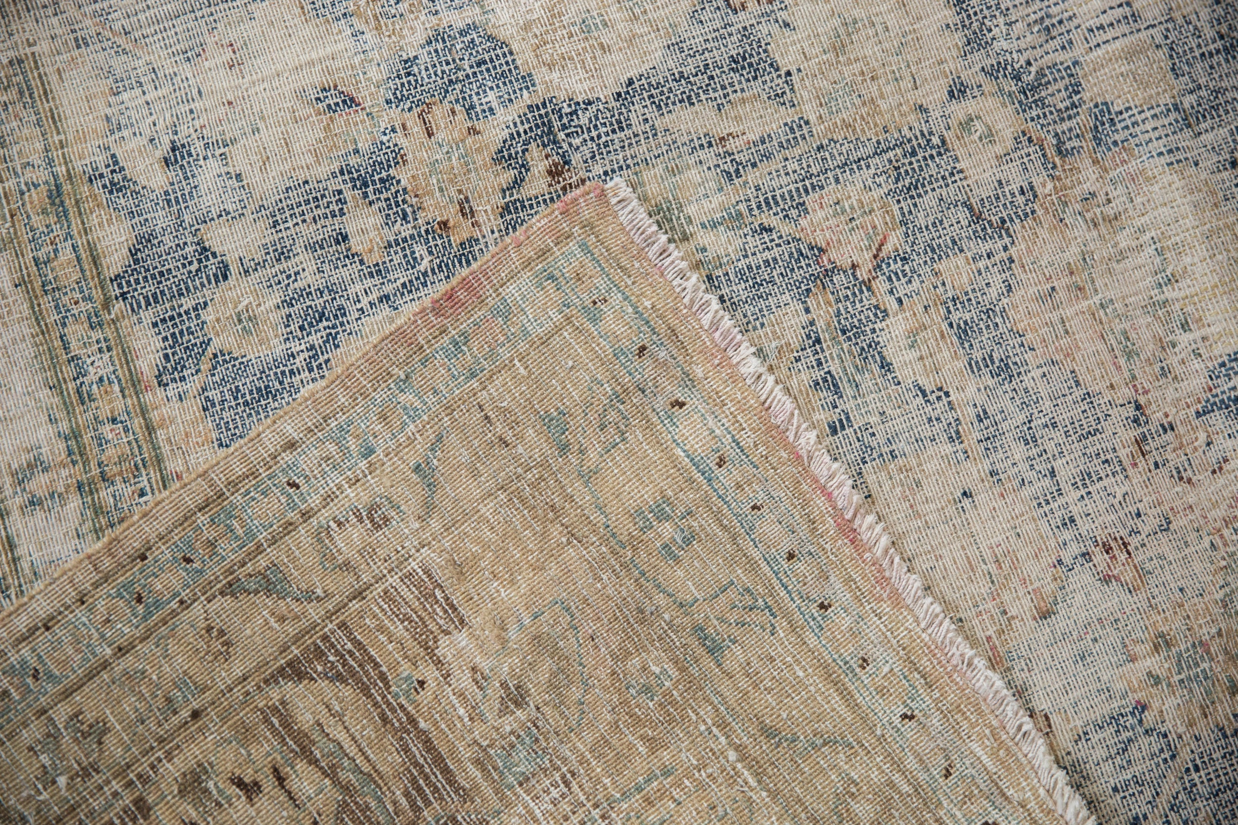 RESERVED 6.5x10.5 Vintage Distressed Meshed Carpet