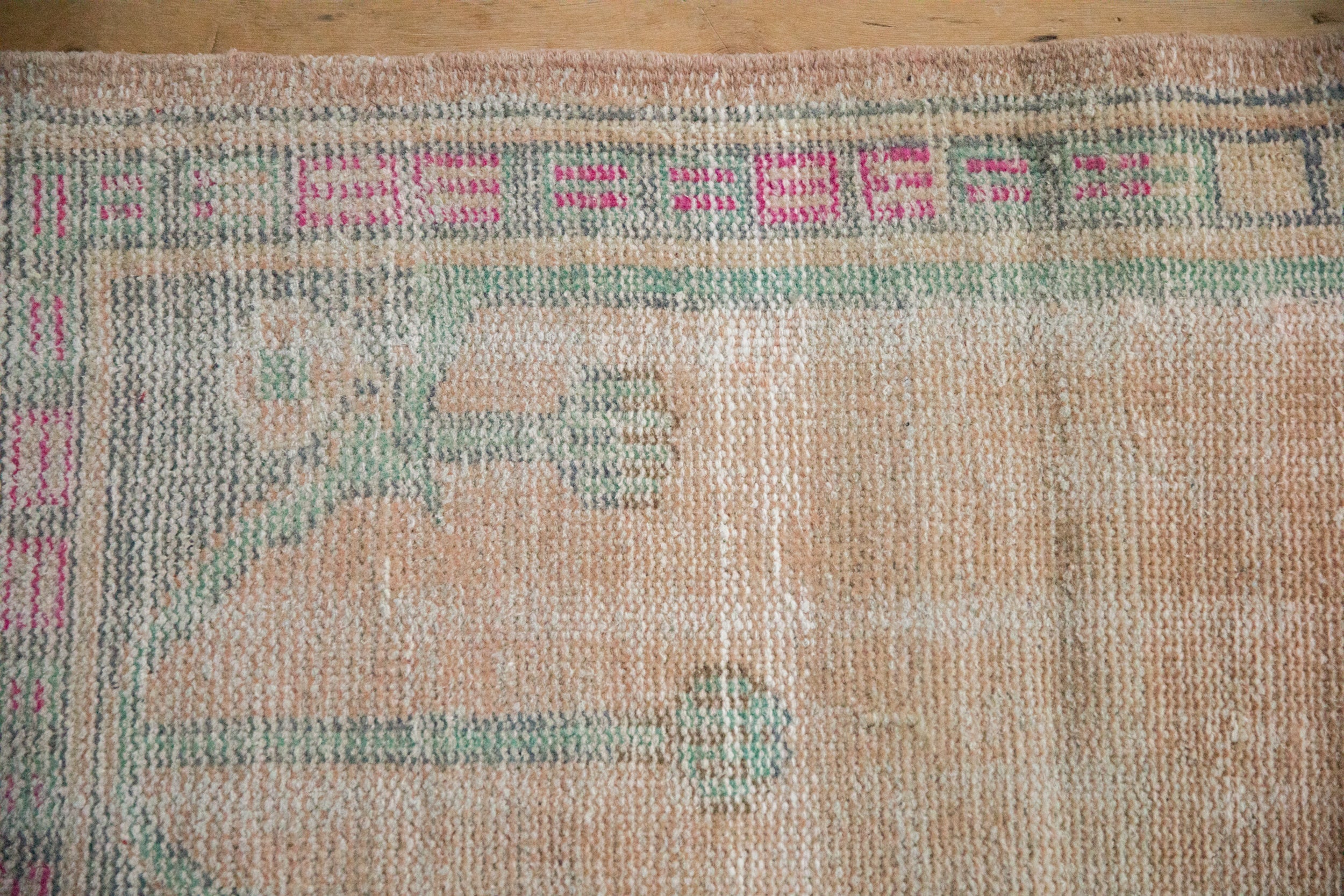 2x3 Vintage Distressed Oushak Rug Mat