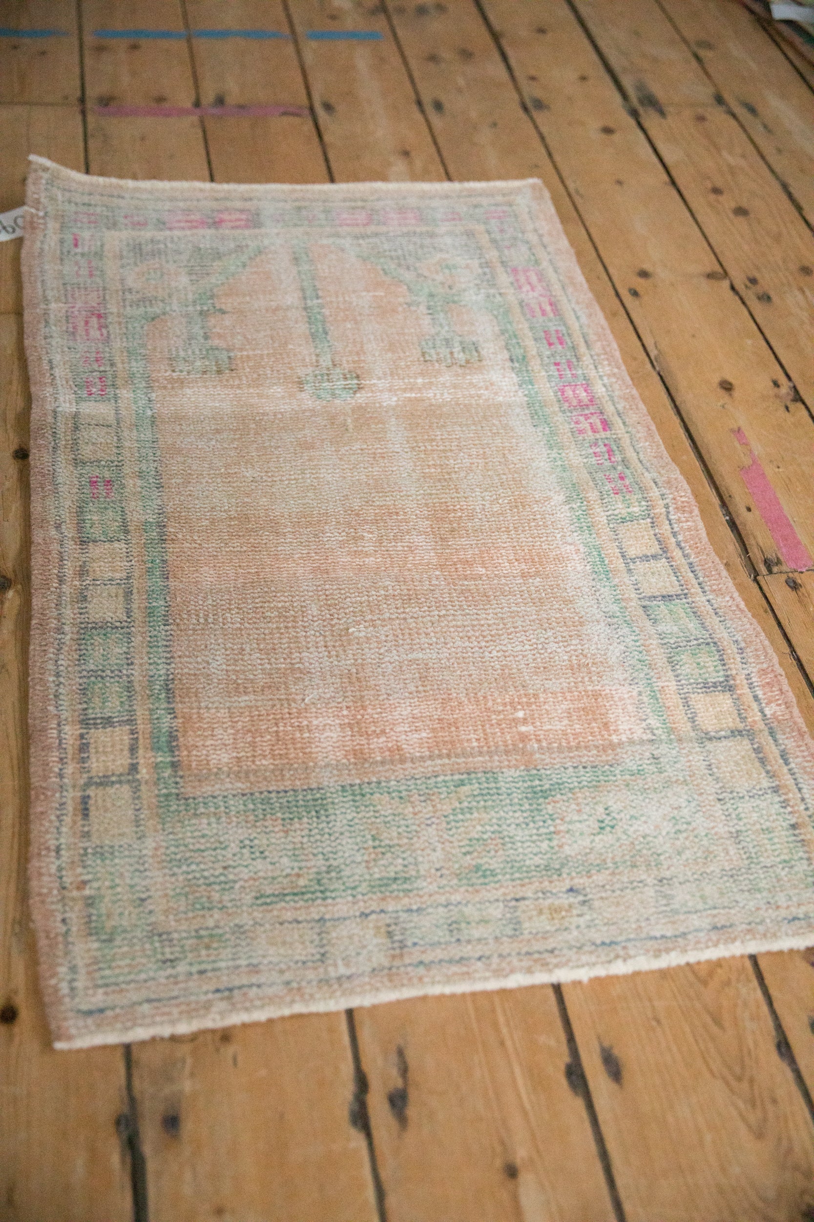 2x3 Vintage Distressed Oushak Rug Mat