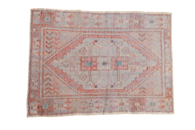 2.5x3.5 Vintage Distressed Oushak Rug