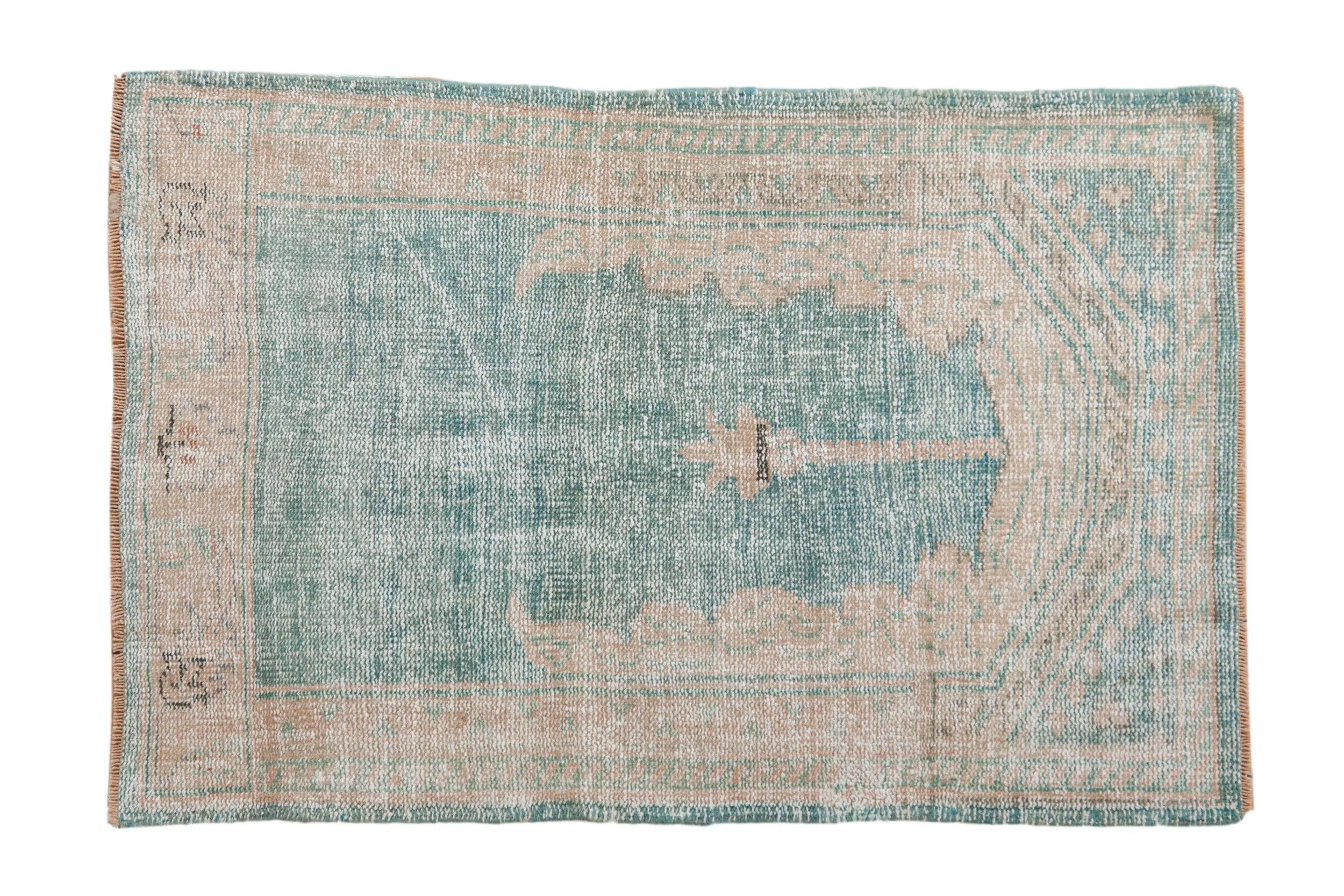 2.5x3.5 Vintage Distressed Oushak Rug