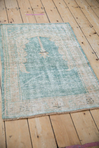2.5x3.5 Vintage Distressed Oushak Rug
