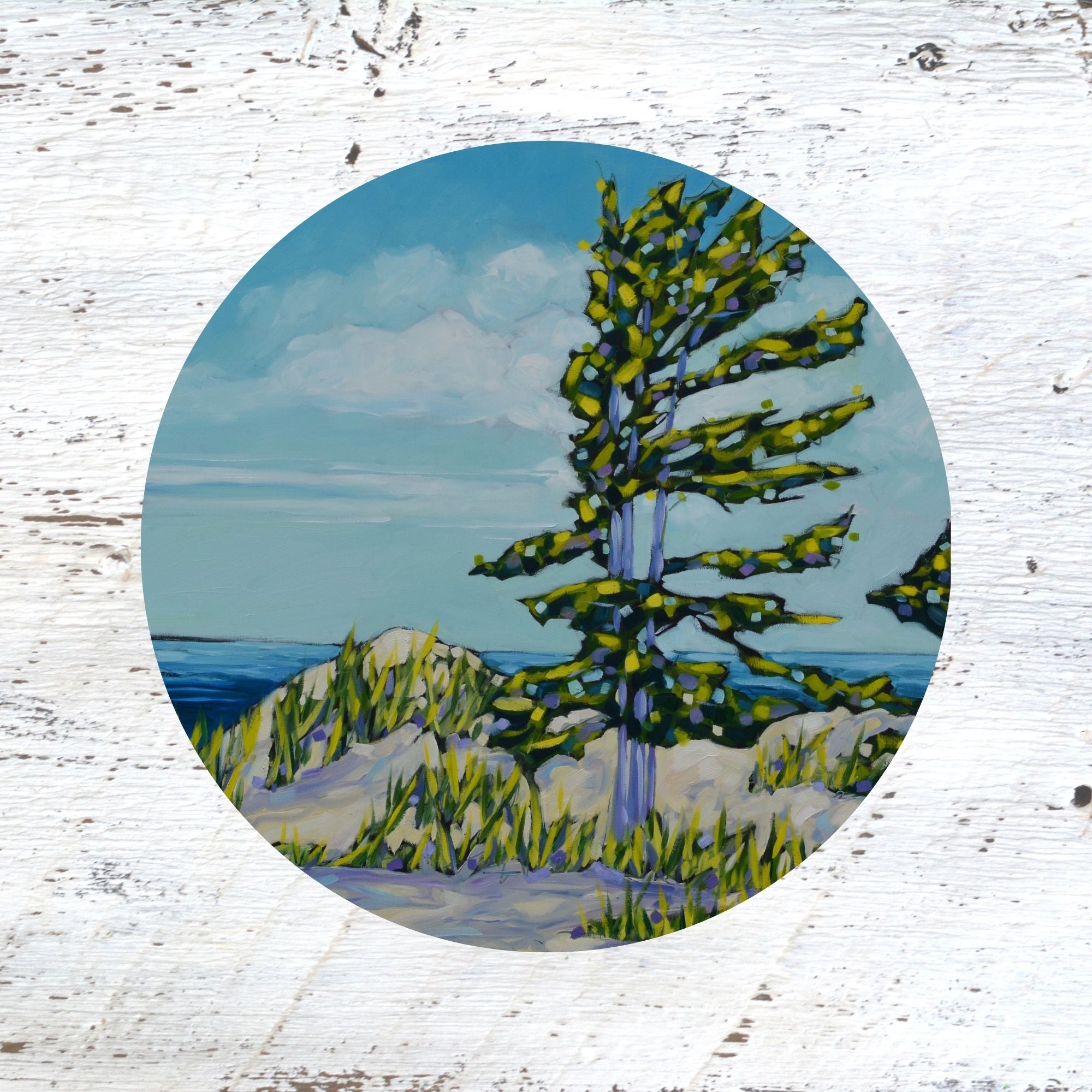 Rubber Grip Jar Opener - Peace is Found at the Lake. Beach. by Dreese Fine Art - Resin Society