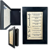 Ten Commandments Religious Gun Concealment Furniture by Bellewood Designs - main product image for Resin Society