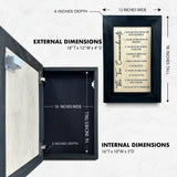 Ten Commandments Religious Gun Concealment Furniture by Bellewood Designs - product image 6 for Resin Society