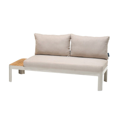 Portals Teak and Aluminum Modular Sofa 3pc Set by LifestyleGarden US - product image 9 for Resin Society