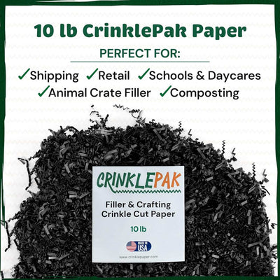 10LB Black Crinkle Paper by CrinklePak - product image 3 for Resin Society