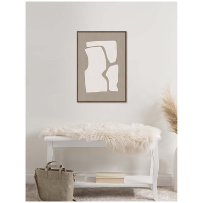 Organic Figures No.
2 by Gabrielly Guedes Framed Canvas Wall Art Print