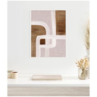 Sylvie Rhythmic Lines ll Framed Canvas by Nikita Jariwala