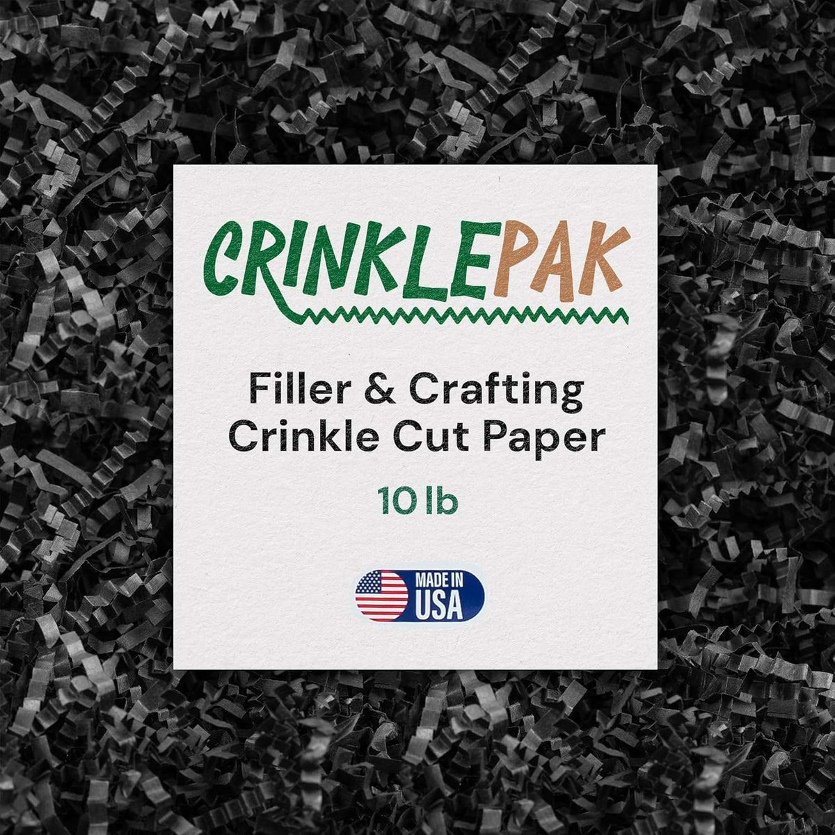 10LB Black Crinkle Paper by CrinklePak - main product image for Resin Society
