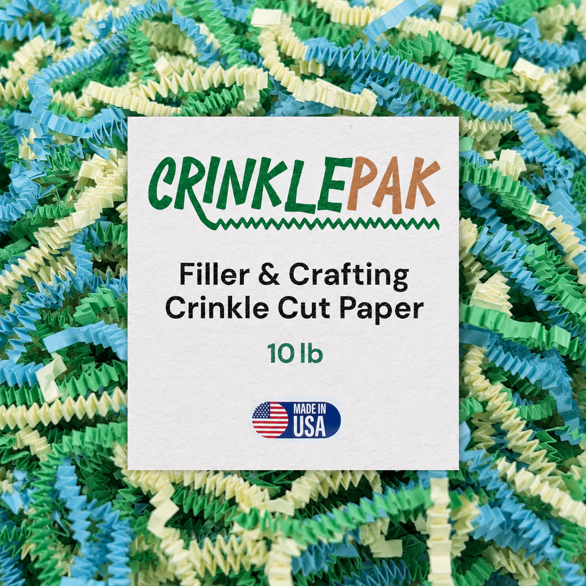 CrinklePak Crinkle Paper 10Lb Spring Mix by CrinklePak - main product image for Resin Society