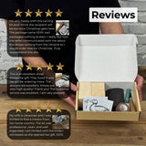 Complete Duck Carving Kit with knife, wooden blocks, sandpaper, sharpening board, pencil, and duck drawing guide