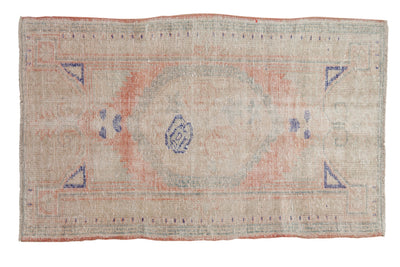 3x4.5 Vintage Distressed Oushak Rug