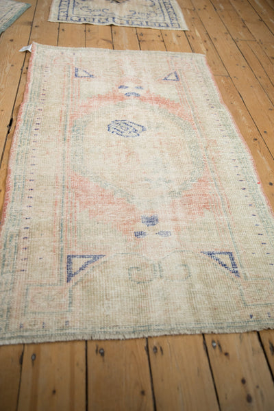 3x4.5 Vintage Distressed Oushak Rug