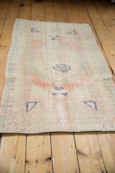 3x4.5 Vintage Distressed Oushak Rug