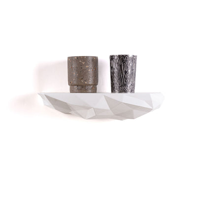 Space Rocks Shelf Medium White by DEKOR - product image 2 for Resin Society