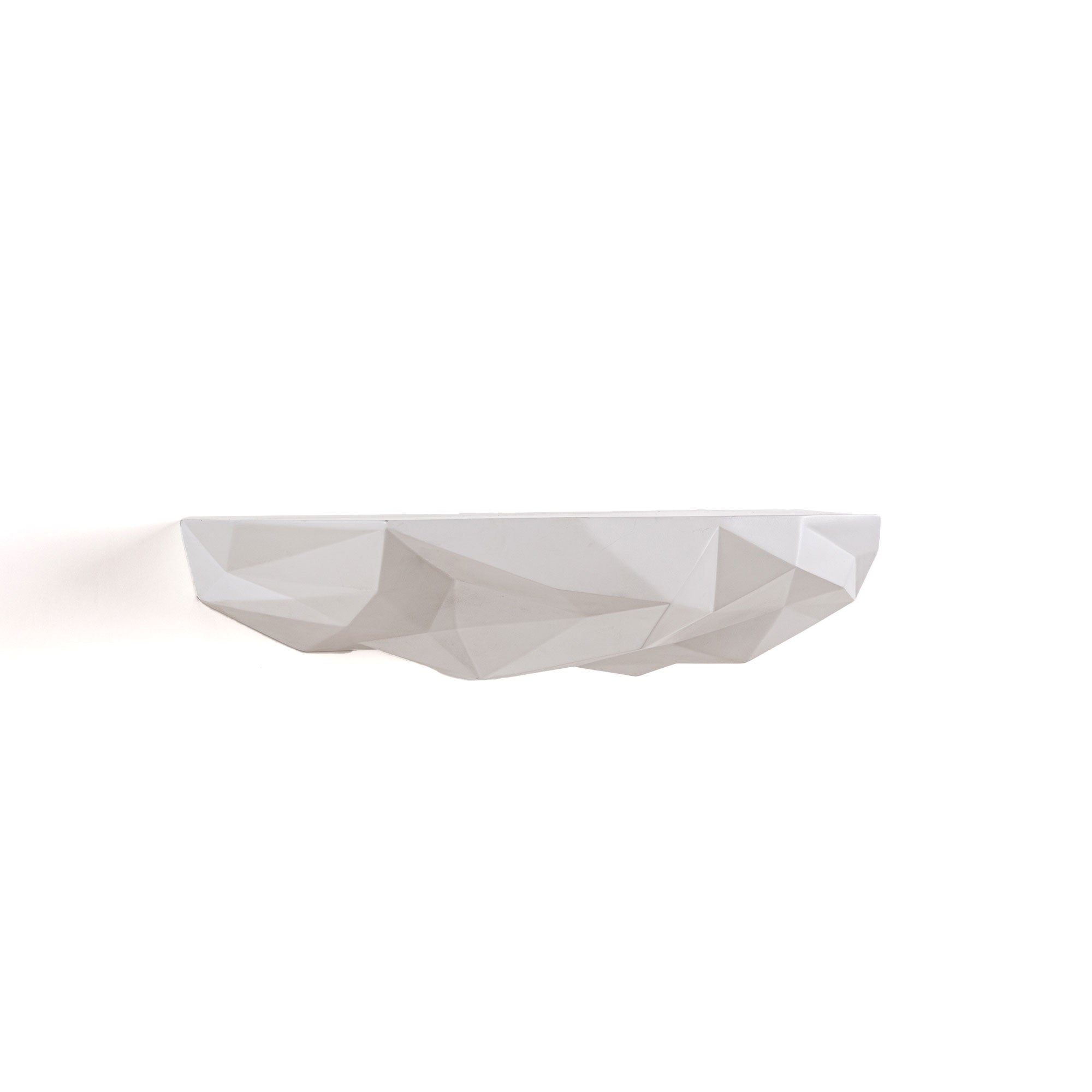 Space Rocks Shelf Medium White by DEKOR - product image 3 for Resin Society