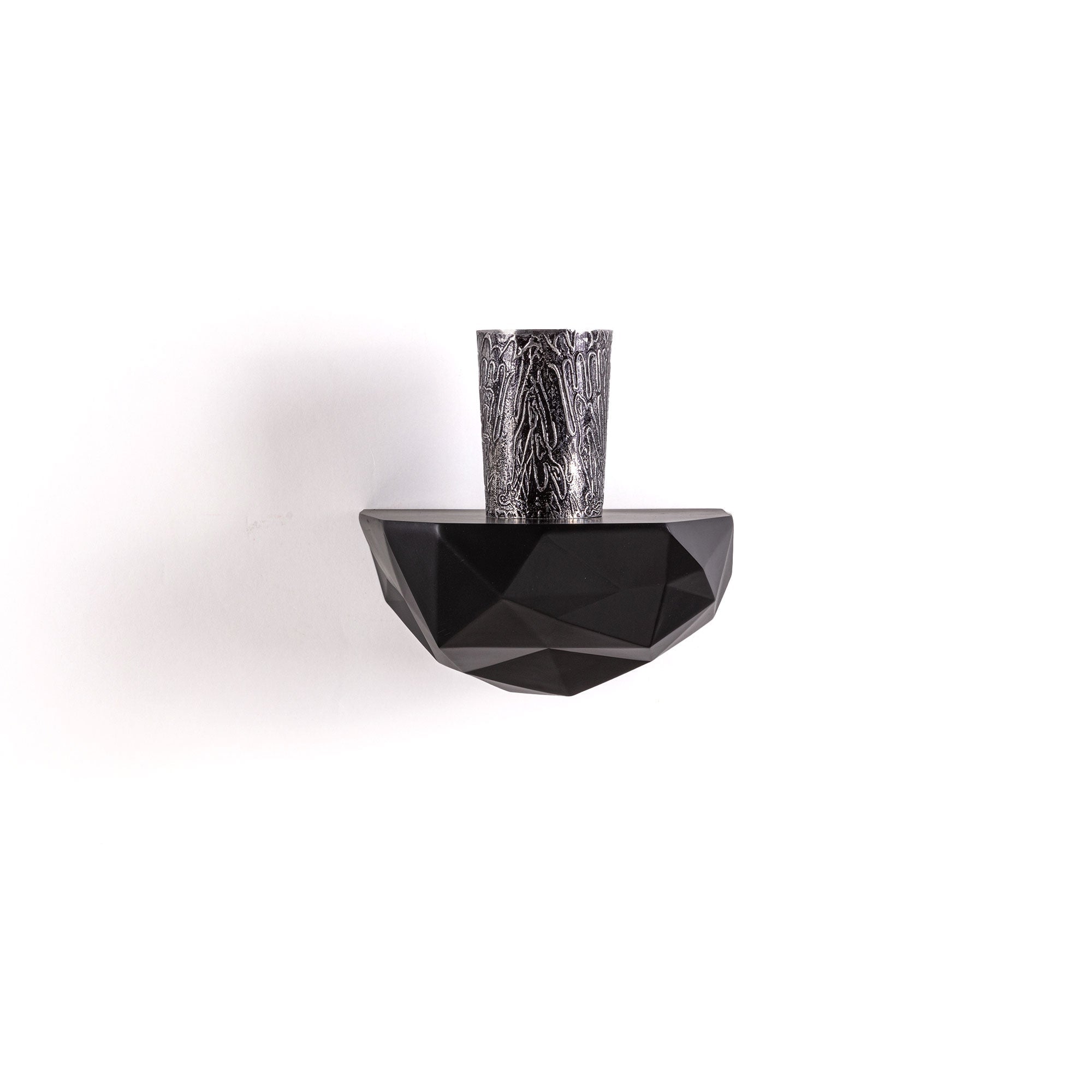 Space Rocks Shelf Small Black by DEKOR - product image 2 for Resin Society