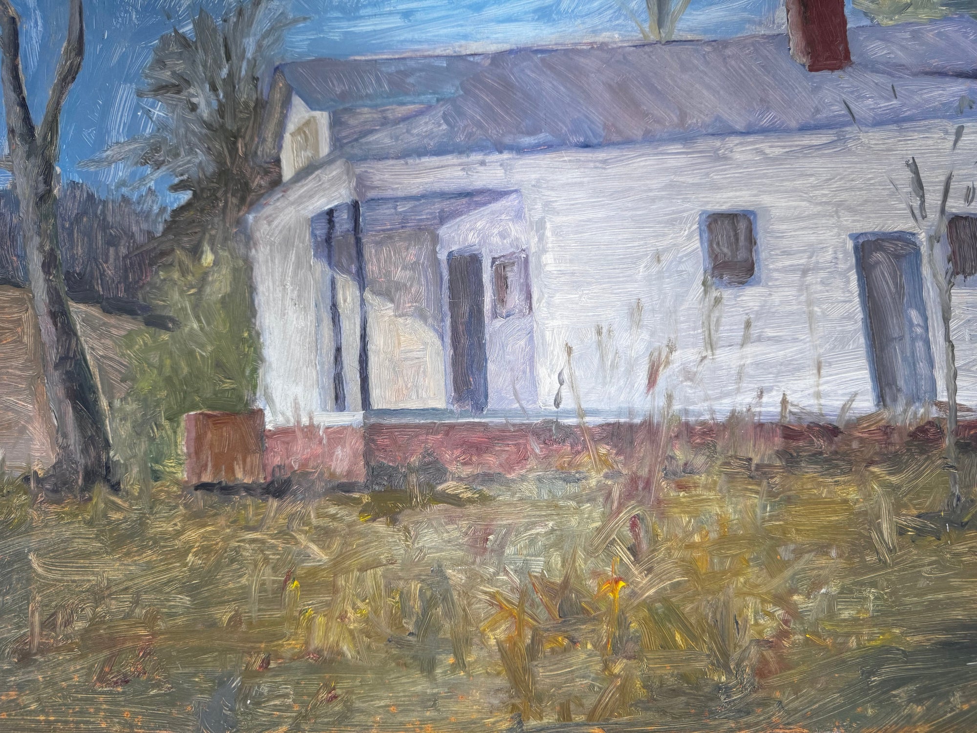 One Hundred and Eleven, a 16x20 plein air painting on board by John Beard Collection
