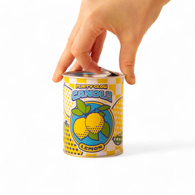 Flirty Glow Lemon candle detail image - Resin Society