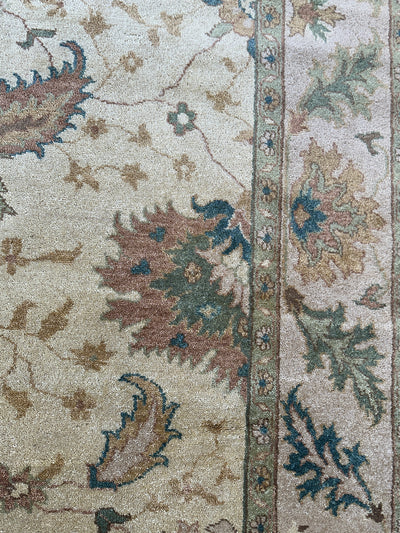 Hand-Knotted Oushak Soft Wool Rug 8 x 10 by Rugistan - product image 7 for Resin Society