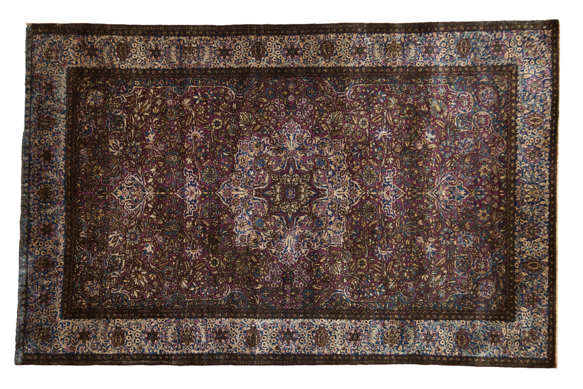 4x7 Antique Silk Kashan Rug by Old New House® - main product image for Resin Society