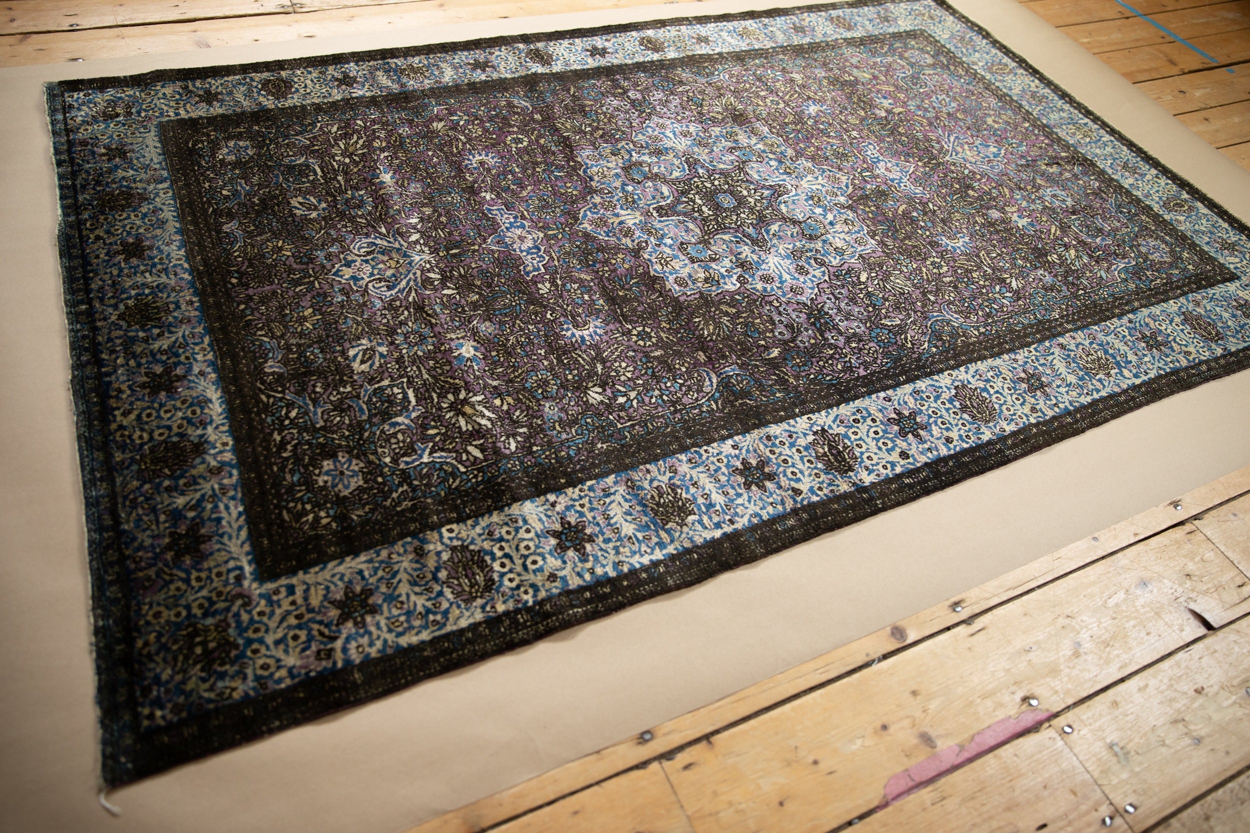 4x7 Antique Silk Kashan Rug by Old New House® - product image 6 for Resin Society