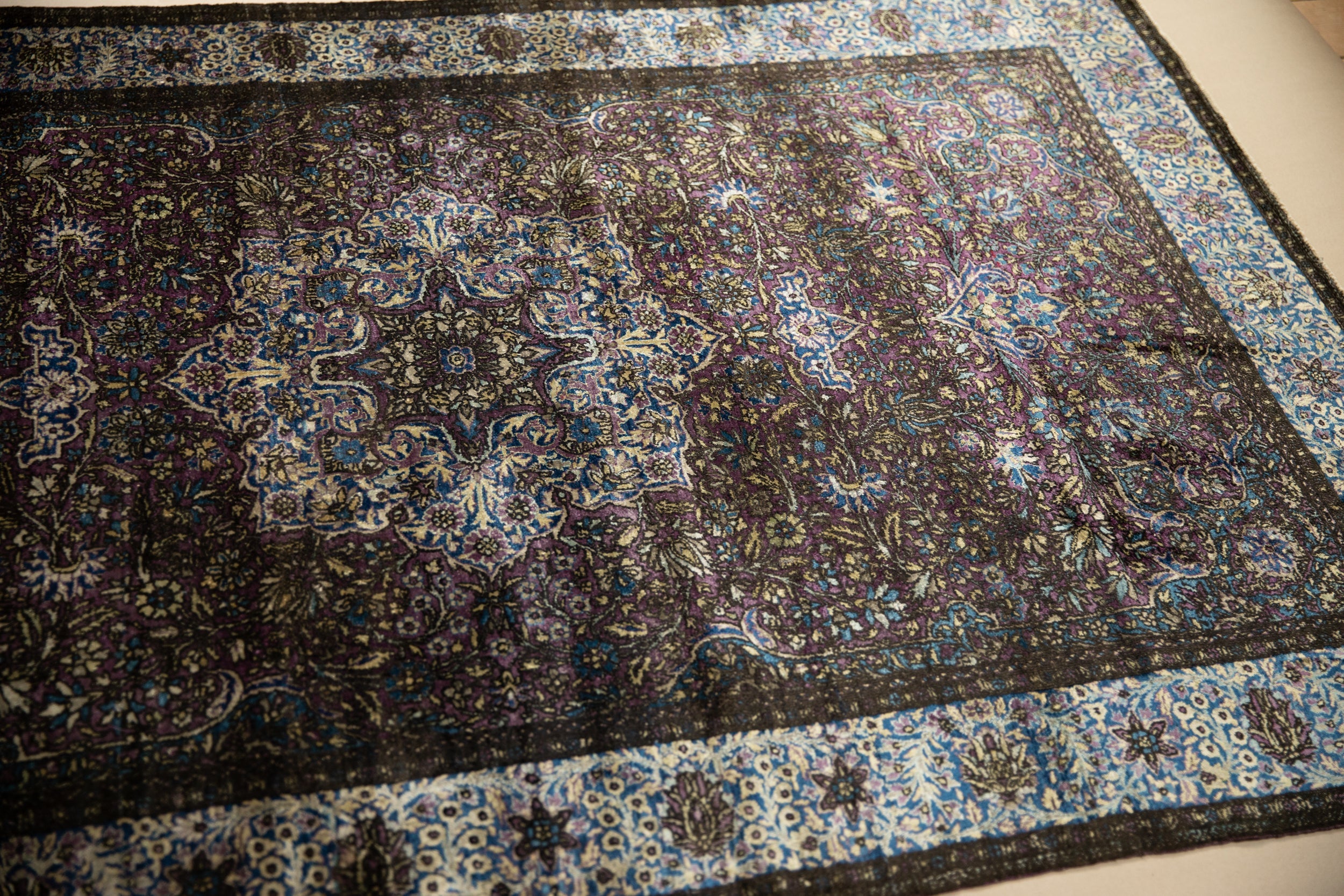 4x7 Antique Silk Kashan Rug by Old New House® - product image 12 for Resin Society