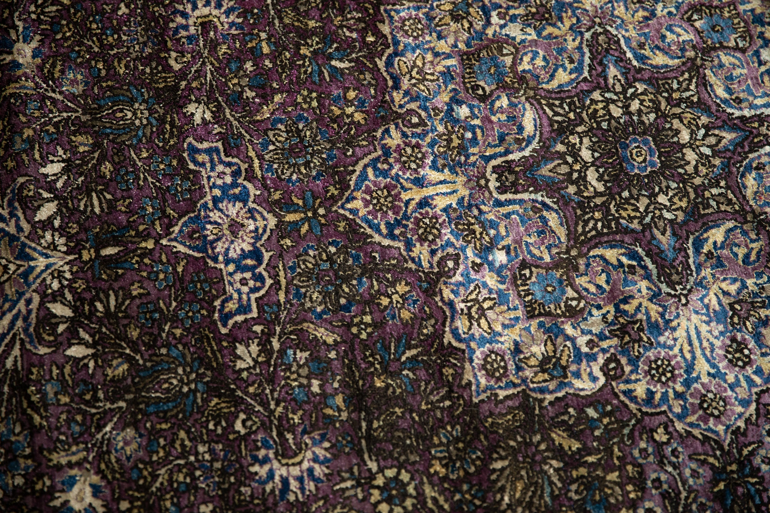 4x7 Antique Silk Kashan Rug by Old New House® - product image 13 for Resin Society