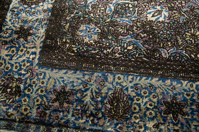 4x7 Antique Silk Kashan Rug by Old New House® - product image 16 for Resin Society