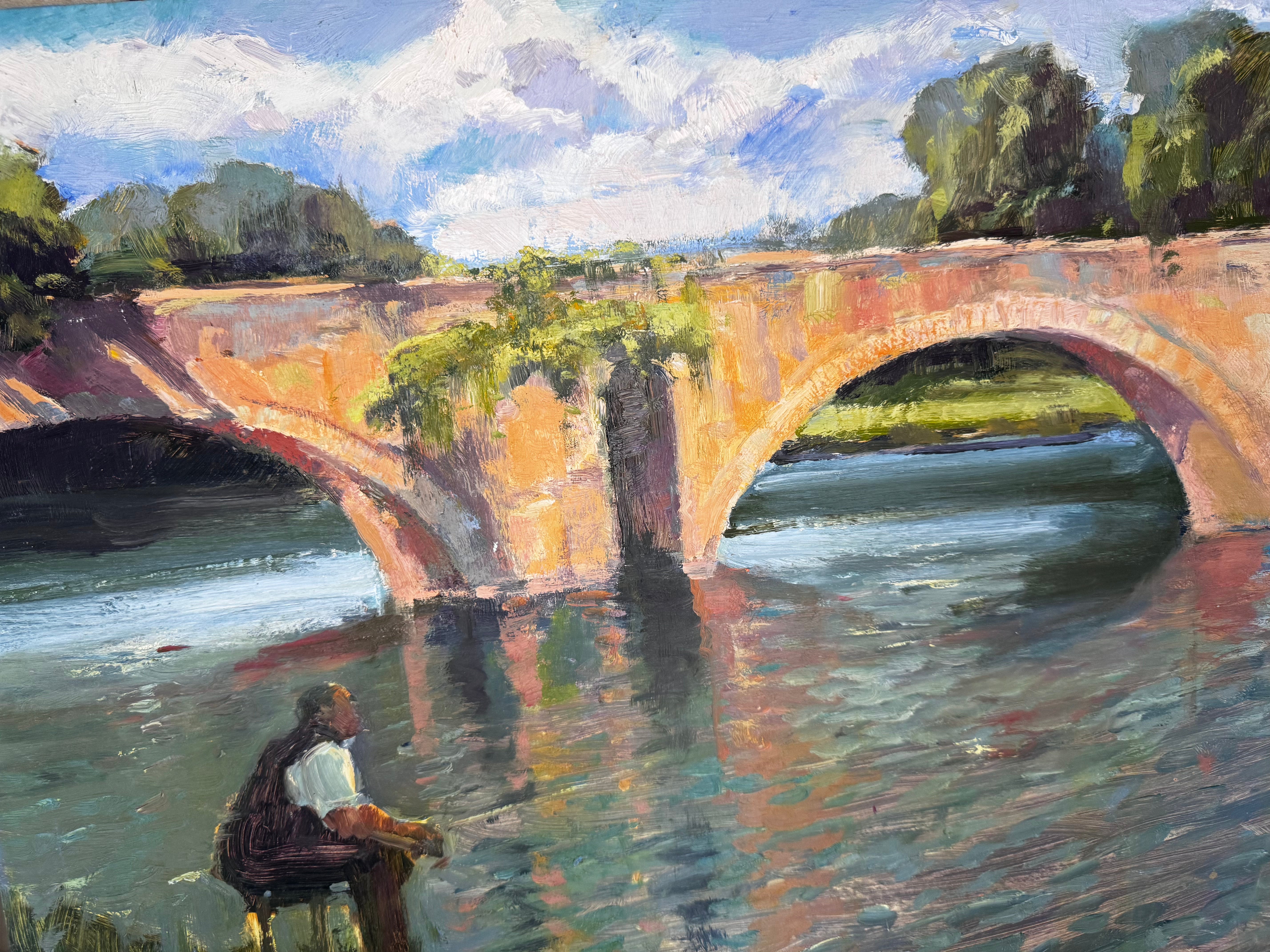 One Hundred and Fourteen - 16x20 plein air painting on board by John Beard