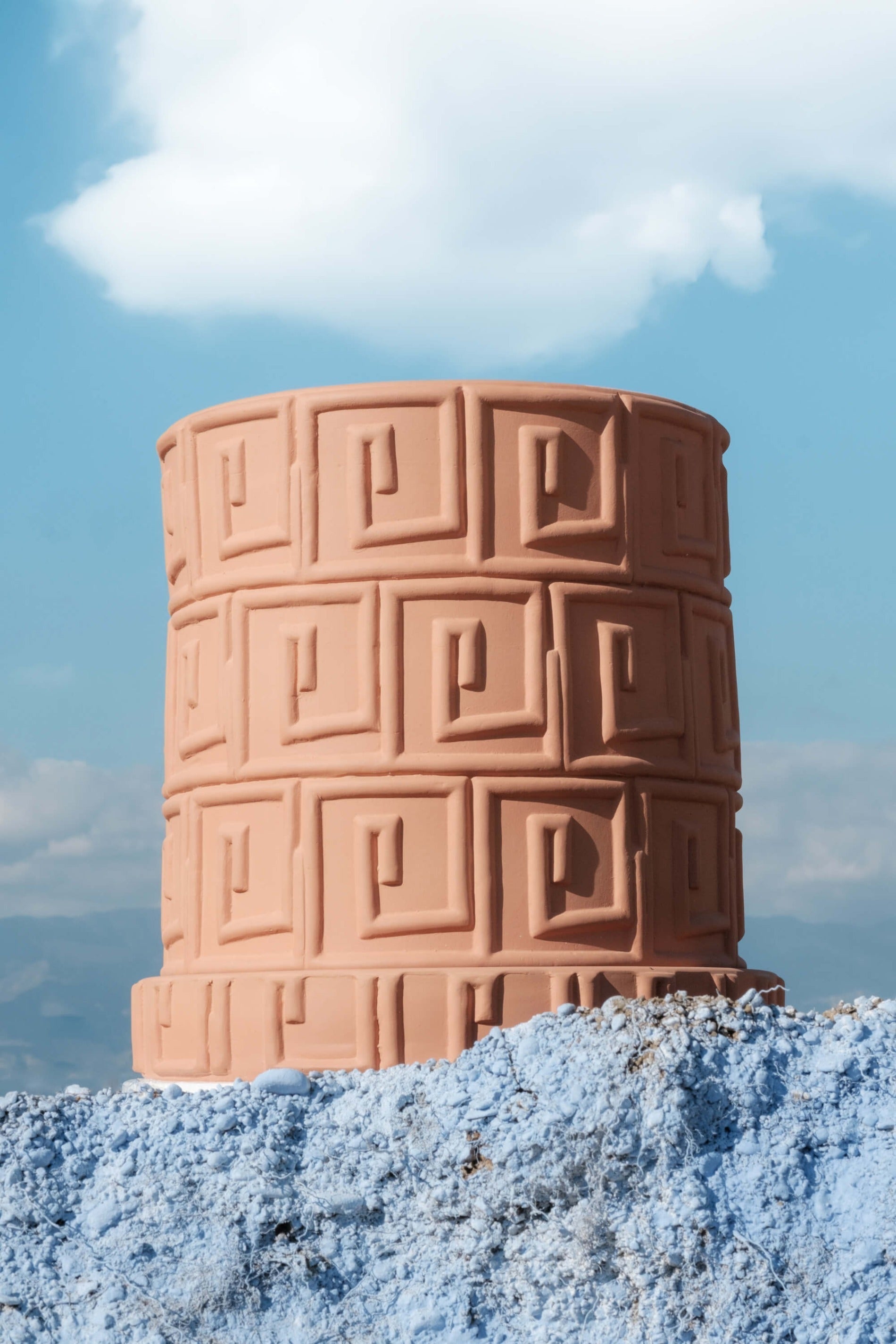 Magna Graecia Terracotta vase Greca detail image - Resin Society