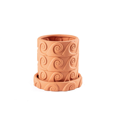 Magna Graecia Terracotta vase Onda by DEKOR - Resin Society