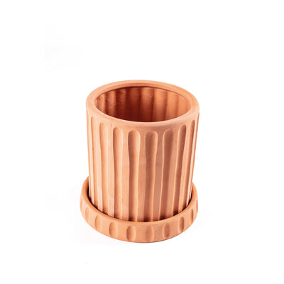 Magna Graecia Terracotta vase Dorico detail image - Resin Society
