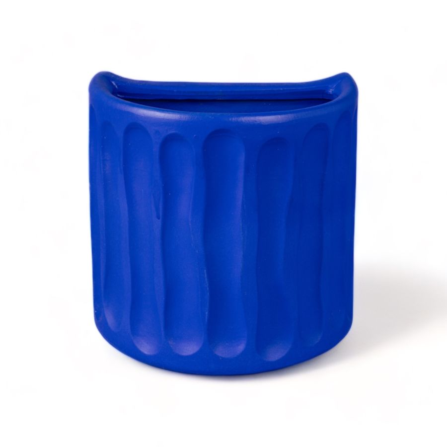 Terracotta Wall Vase Dorico Blue by DEKOR - main product image for Resin Society