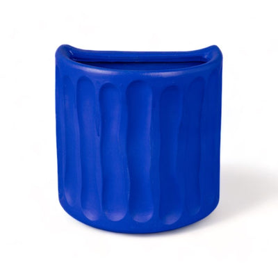 Terracotta Wall Vase Dorico Blue by DEKOR - main product image for Resin Society
