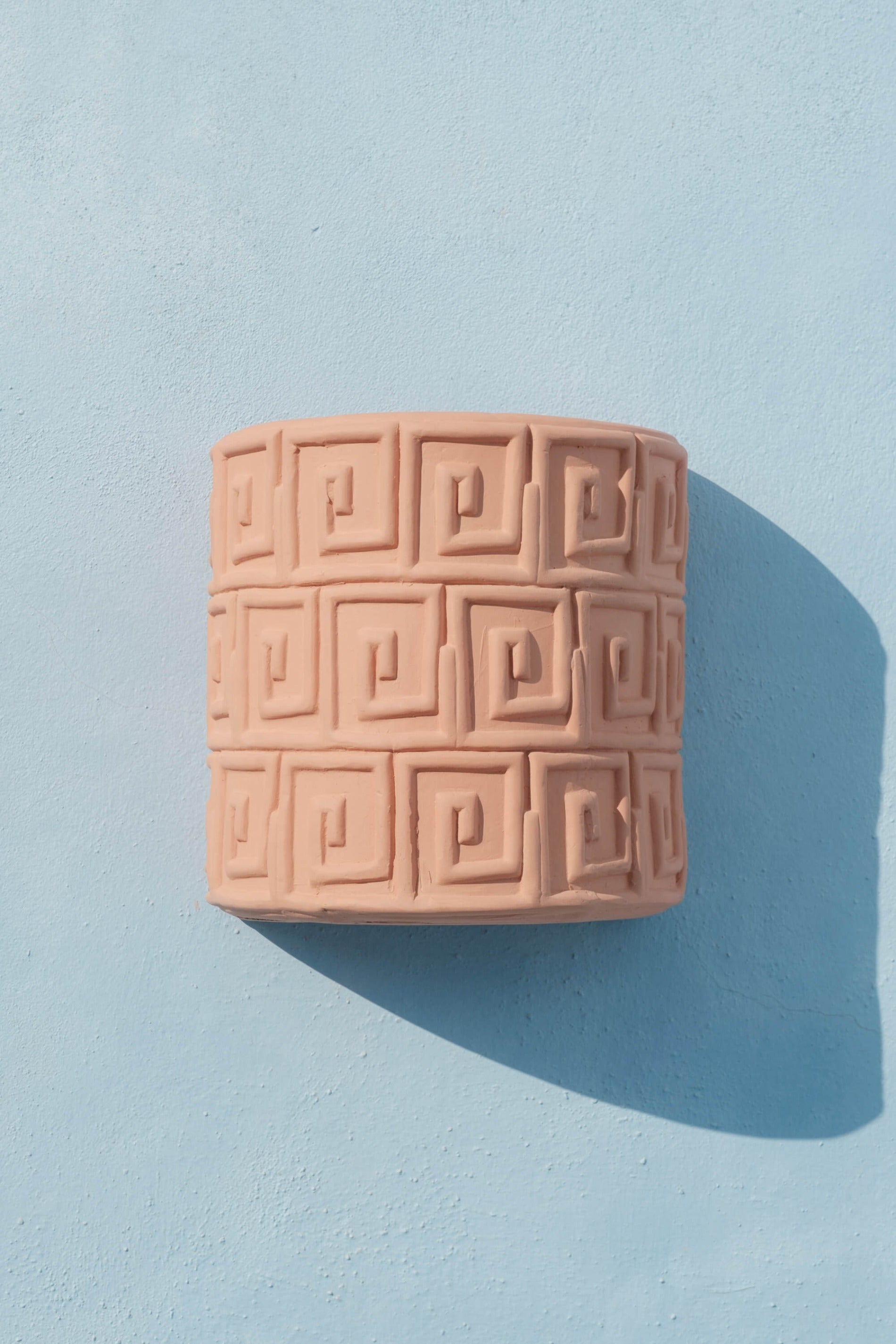 Magna Graecia Terracotta Wall vase Greche detail image - Resin Society