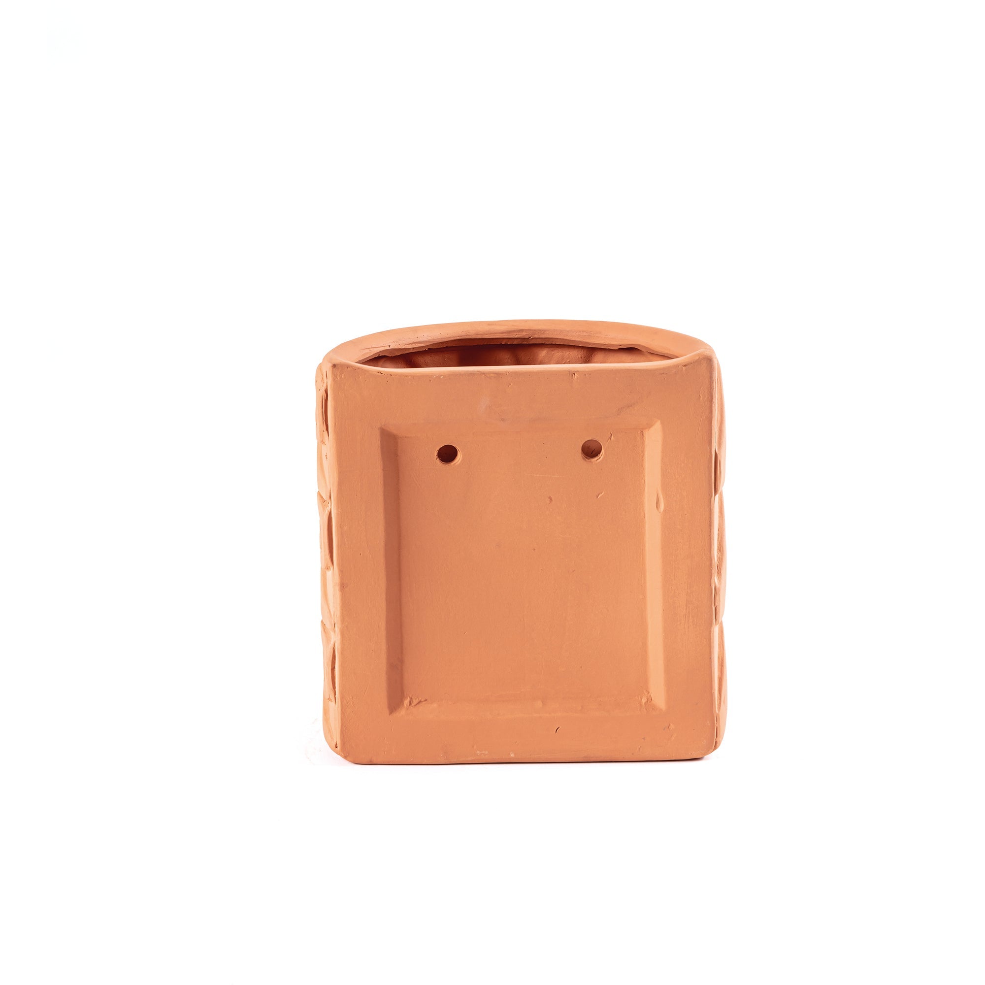 Magna Graecia Terracotta Wall vase Onde detail image - Resin Society