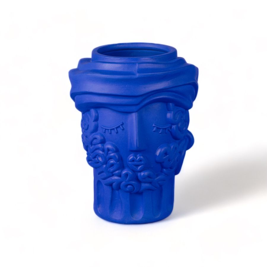 Terracotta Vase Man Blue by DEKOR - main product image for Resin Society