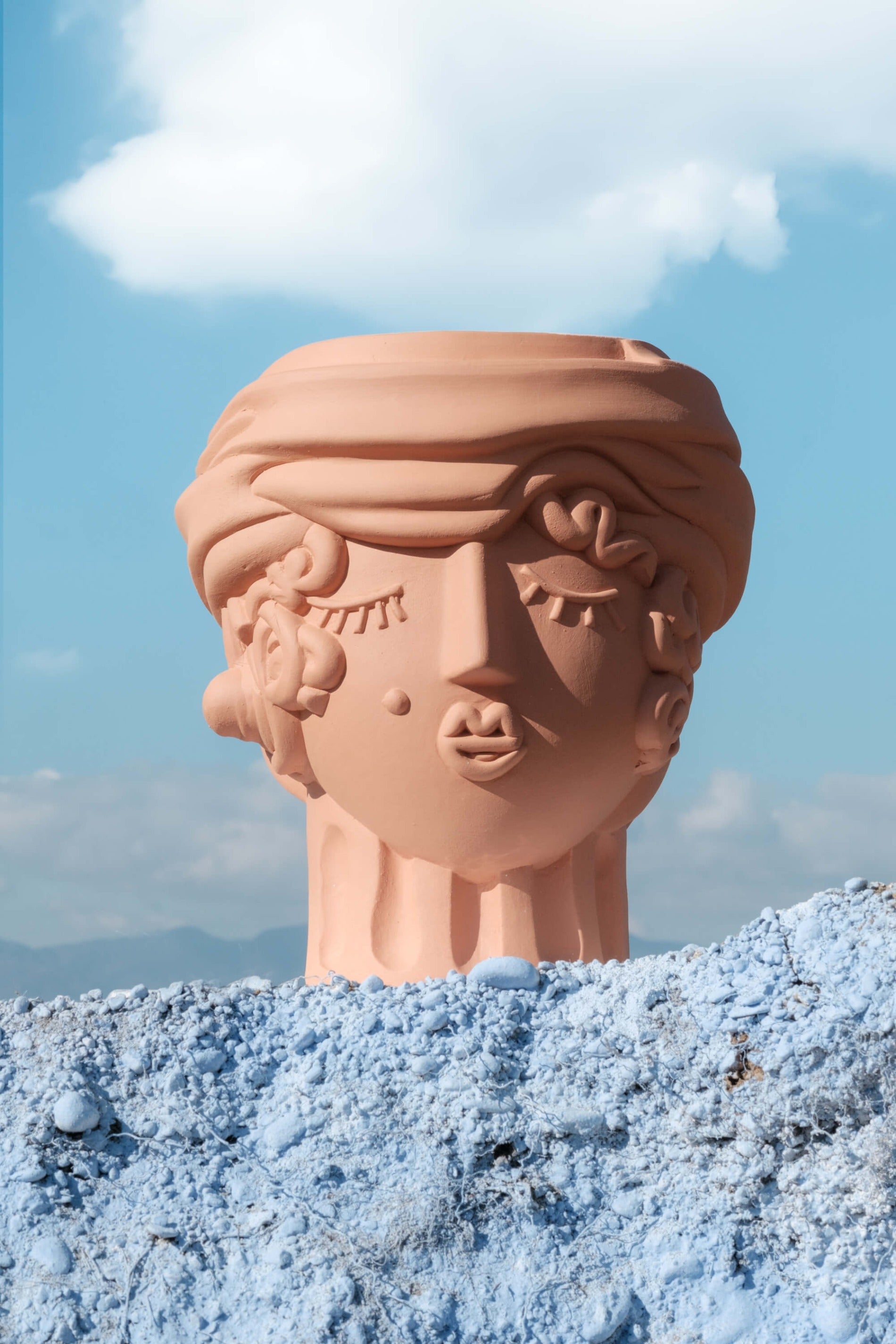 Magna Graecia Terracotta Woman detail image - Resin Society