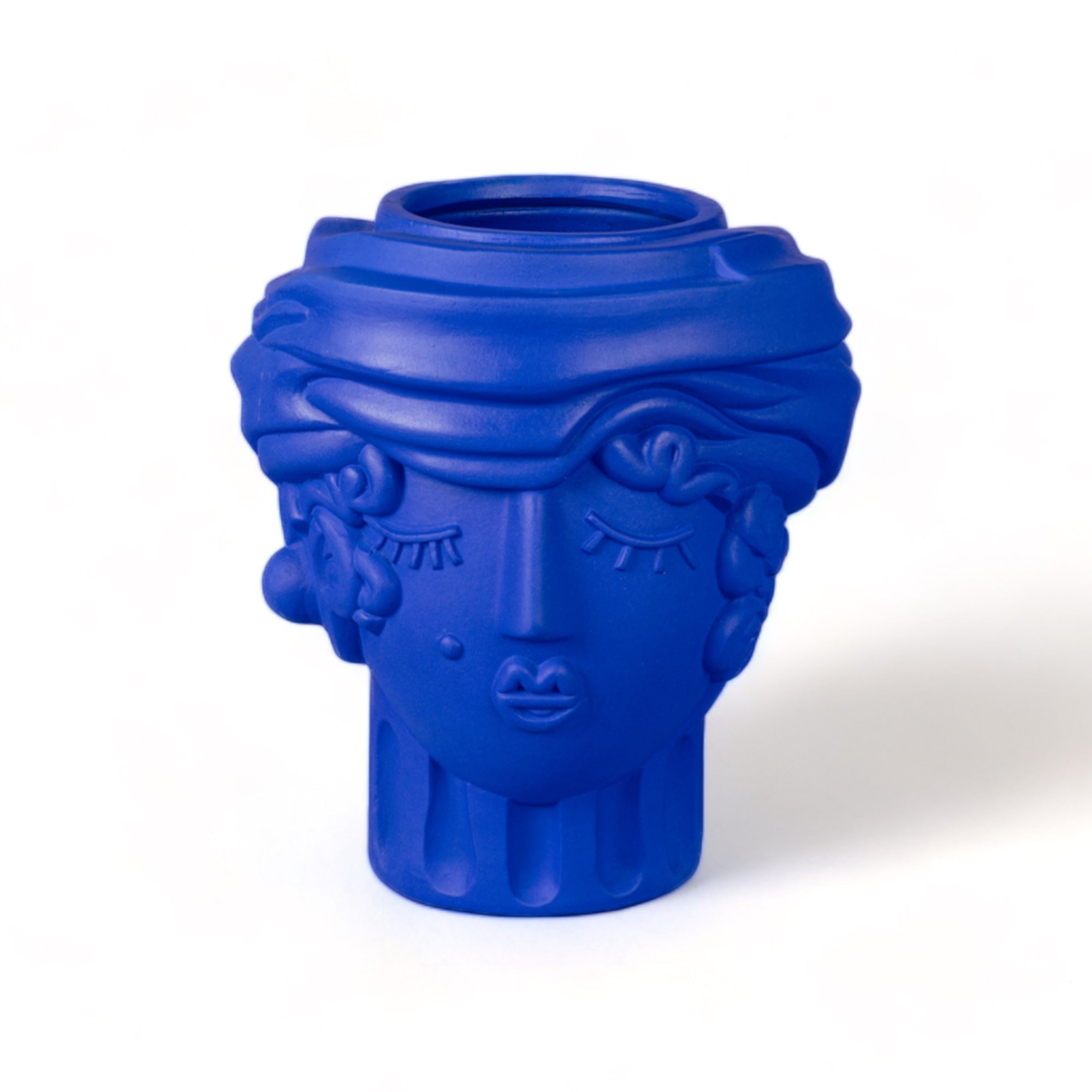 Terracotta Vase Women Blue by DEKOR - main product image for Resin Society