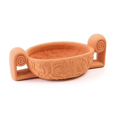 Magna Graecia Terracotta vase Centerpiece by DEKOR - Resin Society