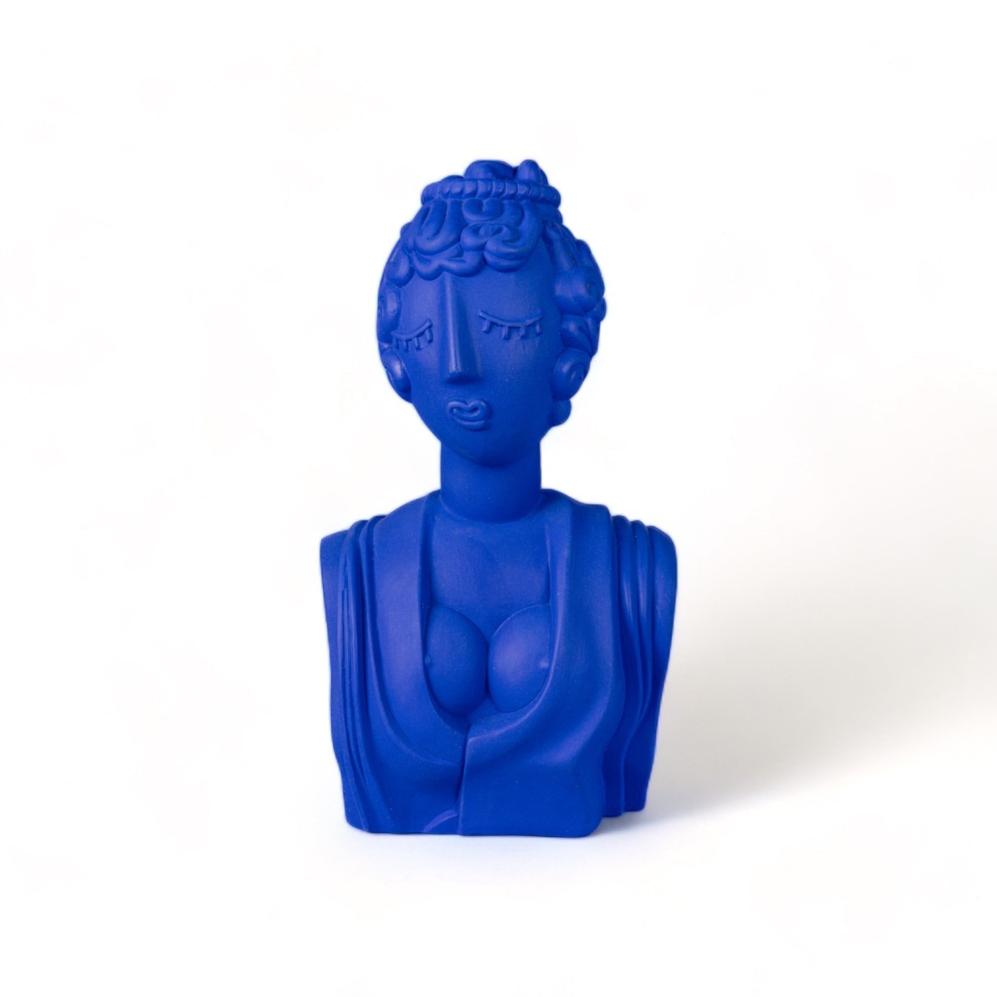 Terracotta Bust Poppea Blue by DEKOR - main product image for Resin Society