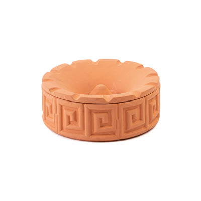Magna Graecia Terracotta Ashtray Greche by DEKOR - Resin Society