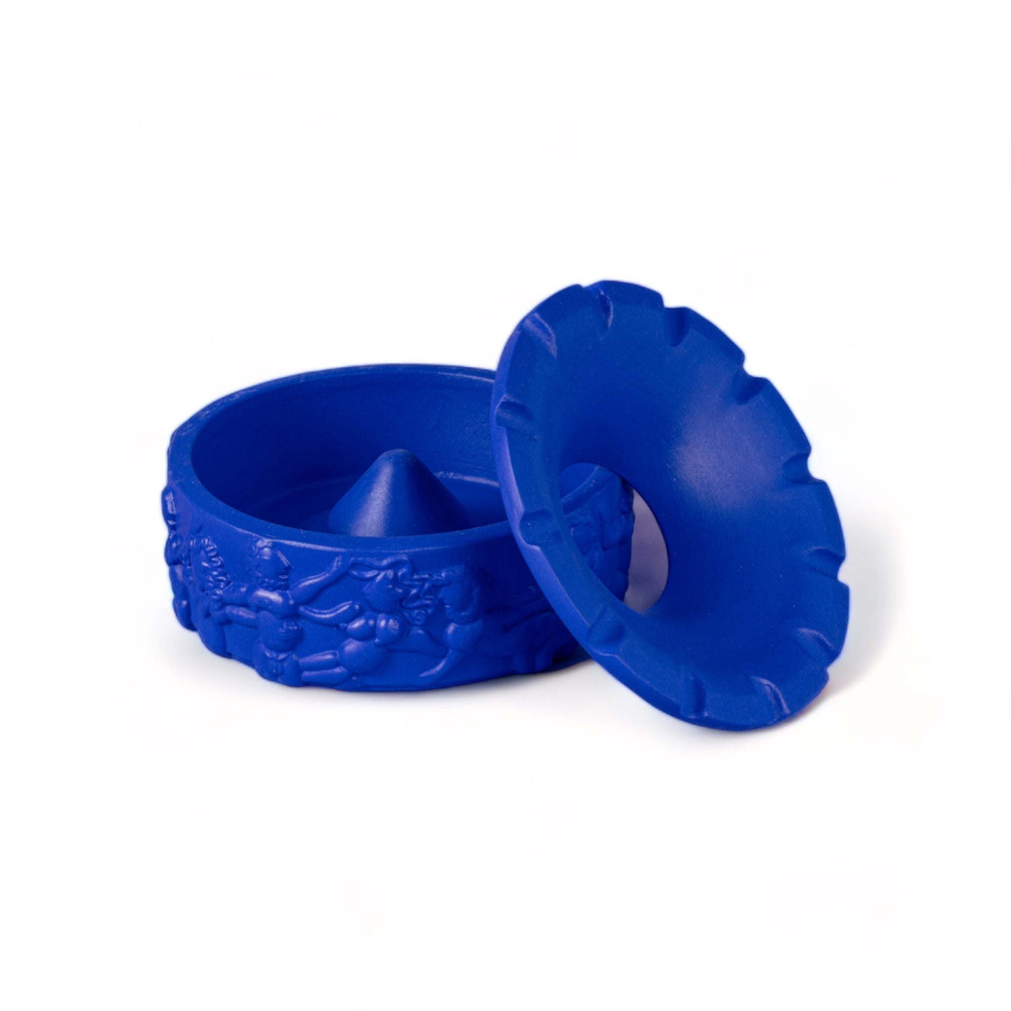 Terracotta Ashtray Dialogues Blue by DEKOR - product image 4 for Resin Society