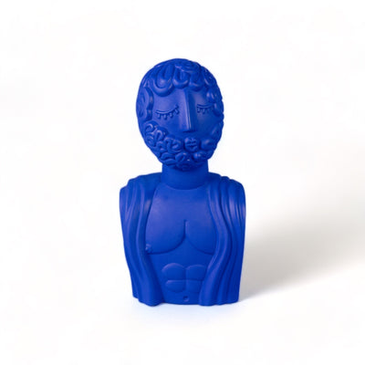 Terracotta Bust Man Blue by DEKOR - main product image for Resin Society