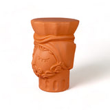 Magna Graecia Terracotta Stool Man detail image - Resin Society