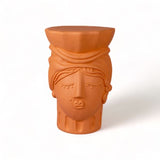 Magna Graecia Terracotta Stool Woman by DEKOR - Resin Society