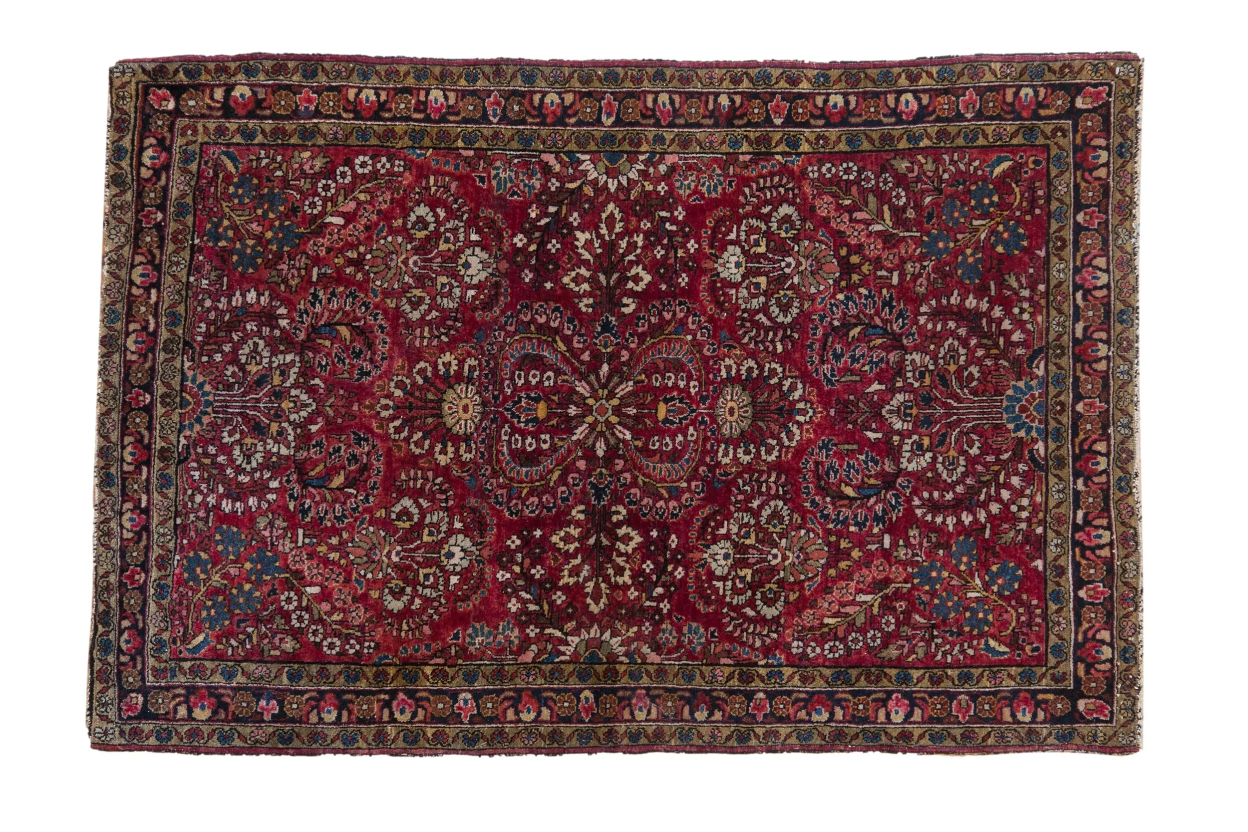3x5 Antique German Sarouk Rug by Old New House® - main product image for Resin Society